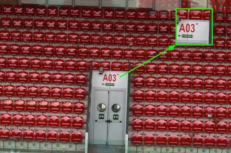 The preset Reference Image. Waldo is the “A03″ sign at the centre of the shot