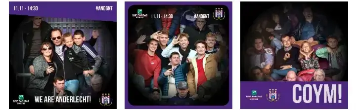 Seeking to add innovation to their sponsorship kit with R.S.C.
            Anderlecht,