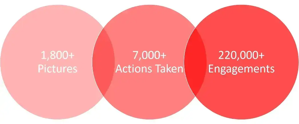 With all this social activity over 5 games, a very interesting trend
            became